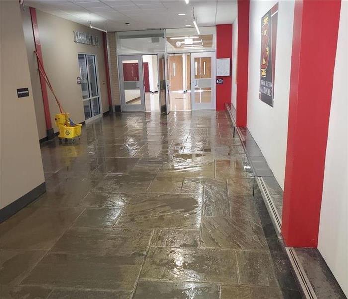 Water Damage in Local School 